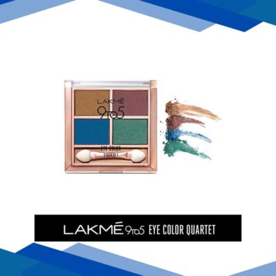 Lakme 9 To 5 Eye Color Quartet Eye Shadow Royal Peacock 7 Gm