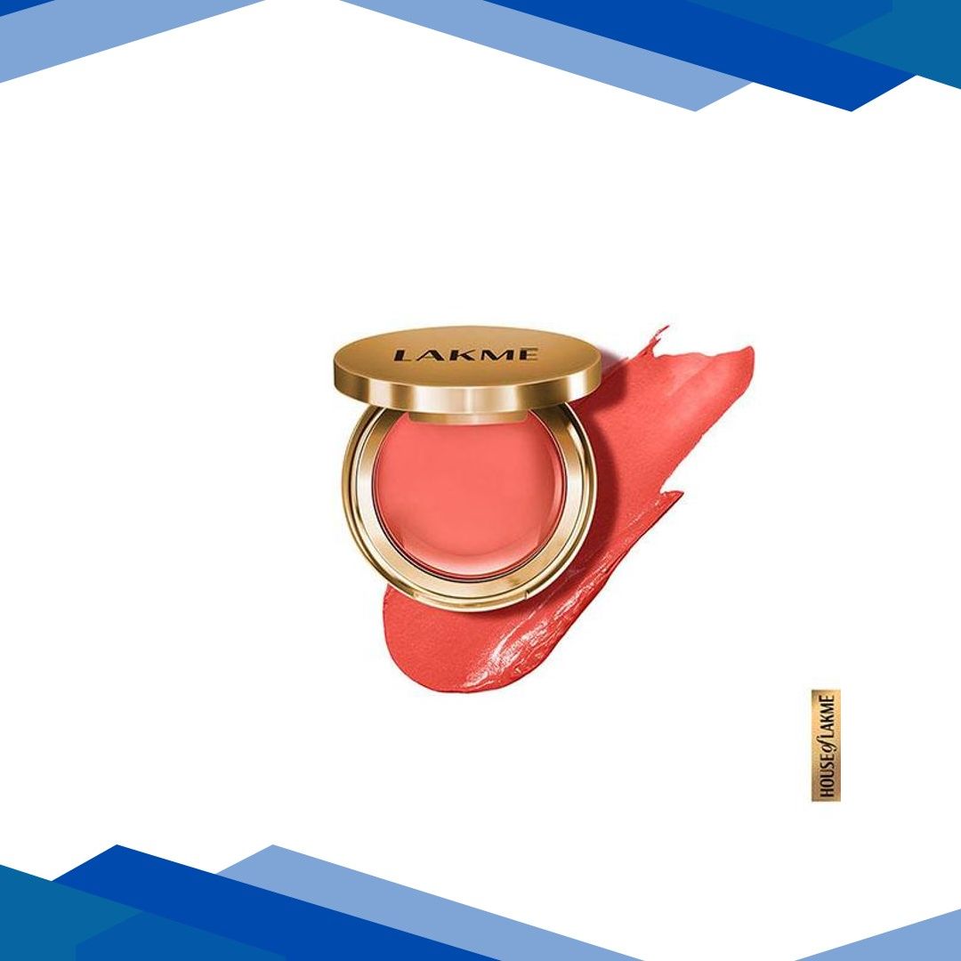 Lakme 9 to 5 Powerplay Velvet Creme Blush – Soft Coral 9 gm