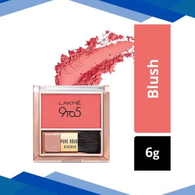 Lakme 9 To 5 Pure Rouge Blusher Coral Punch 6 Gm