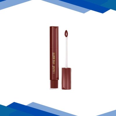 Lakme 9To5 Hya Matte Lip Liquid + Hyaluronic Acid Monday Mocha 5.3 ml