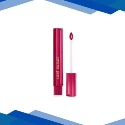 Lakme 9To5 Hya Matte Lip Liquid + Hyaluronic Acid Powersuit Pink 5.3 ml