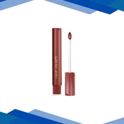 Lakme 9To5 Hya Matte Lip Liquid + Hyaluronic Acid Vacation Nude 5.3 ml