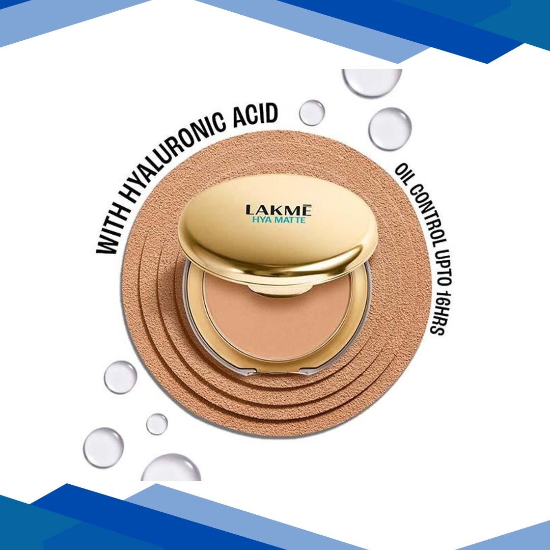 Lakme 9to5 Hya Matte Pressed Powder Cinnamon 9 gm