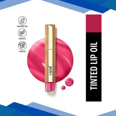Lakme 9To5 Overtime Shine Tinted Lip Oil – Berry Bling 5.3 ml