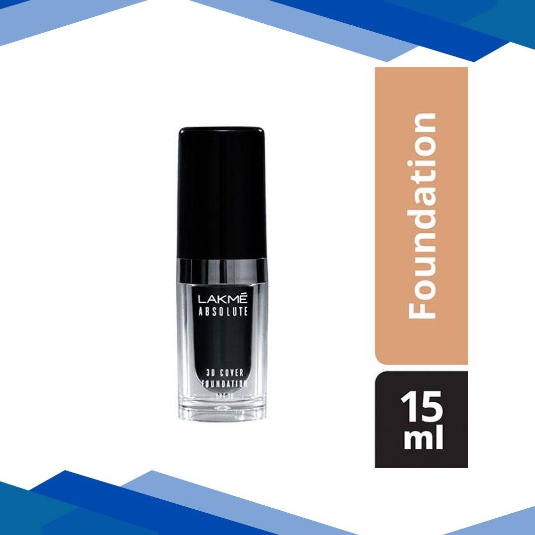 Lakme Absolute 3D Cover Foundation Warm Sand 15 Ml
