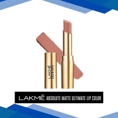 Lakme Absolute Matte Ultimate Lip Color With Argan Oil Brunch Nude 3.4 Gm