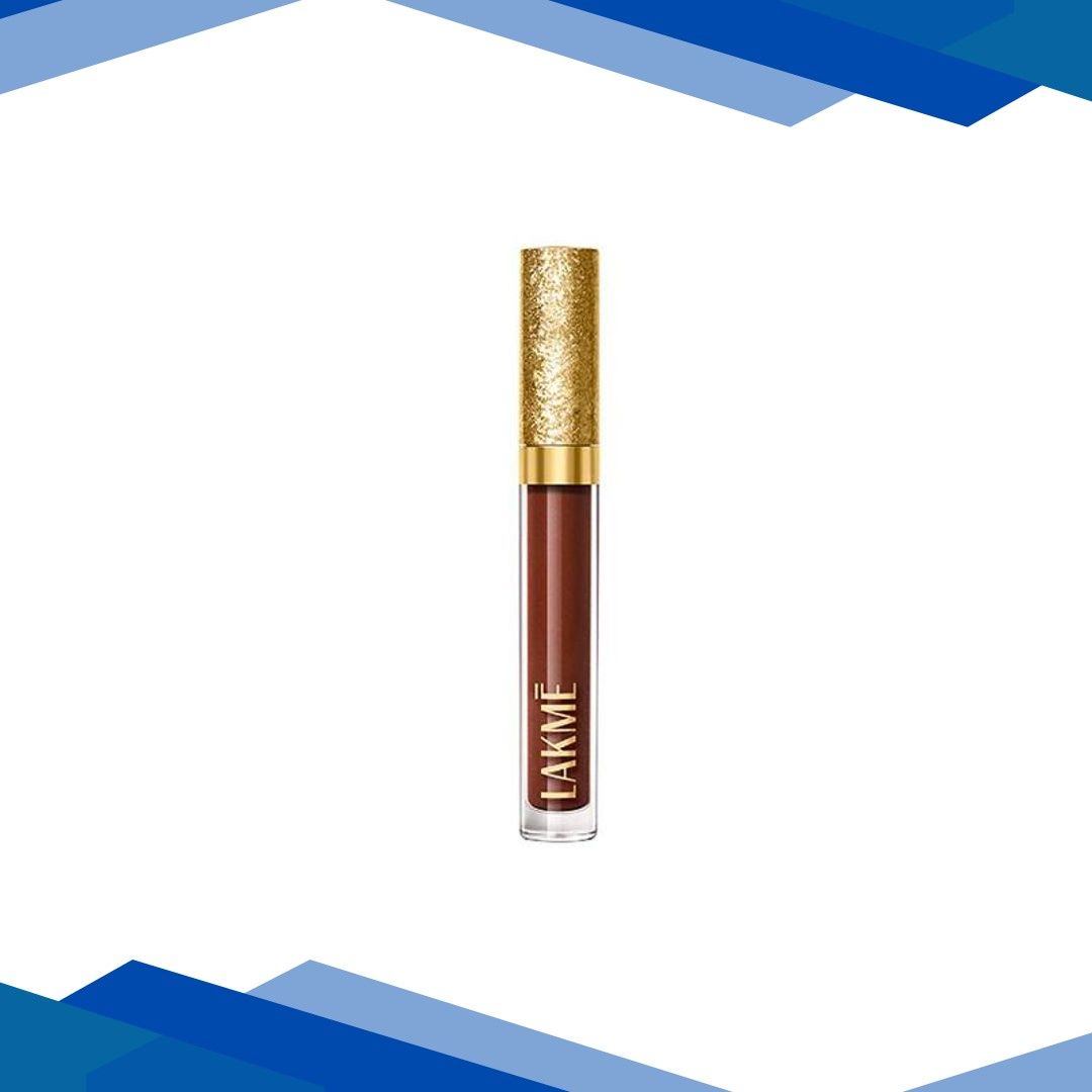 Lakme Be-Jewel Shimmer Lip Liquid, Luminous Matte Finish – 303 Cocoa Glow 3.5 ml