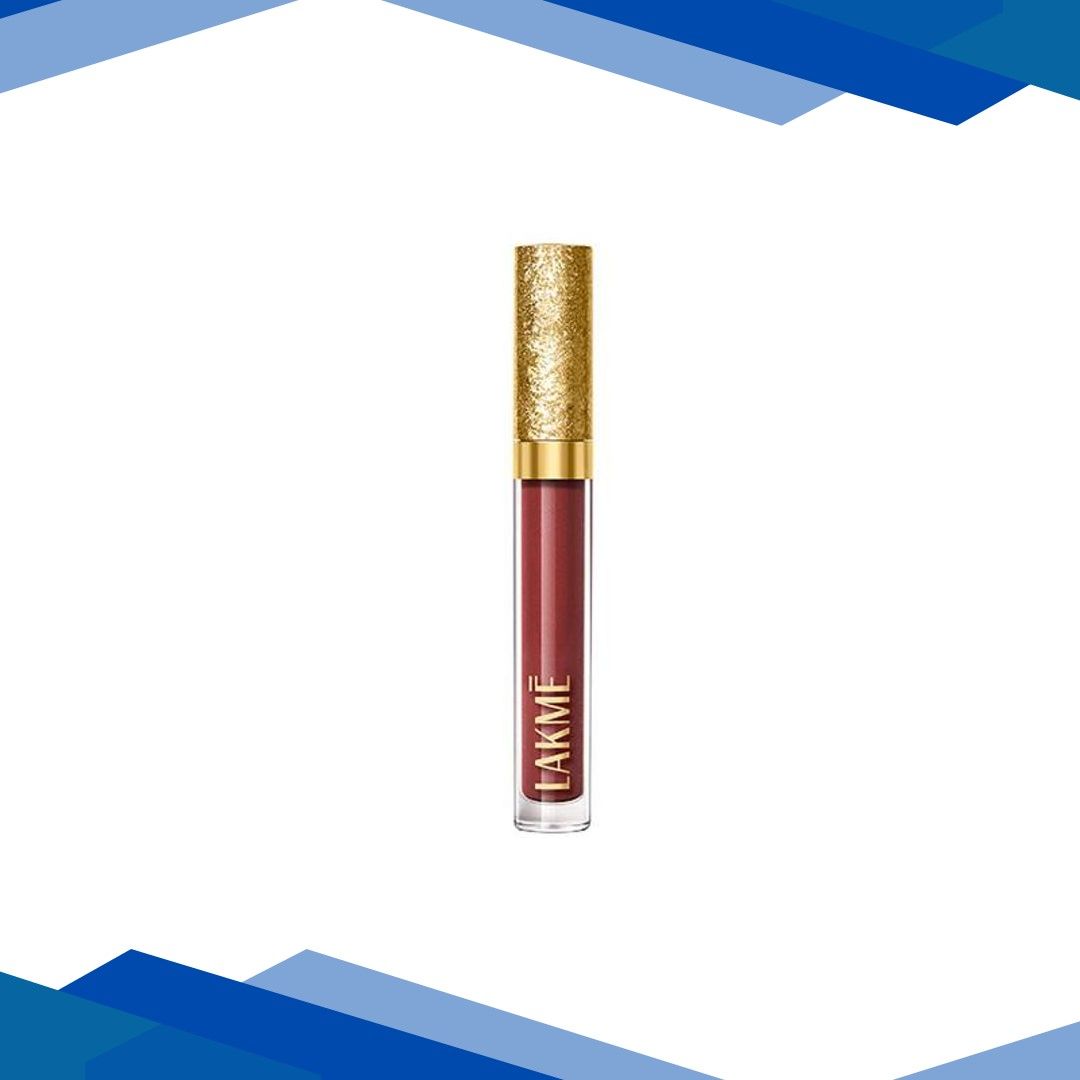 Lakme Be-Jewel Shimmer Lip Liquid, Luminous Matte Finish – 304 Nude Sparkle 3.5 ml