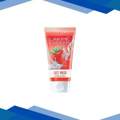 Lakme Blush and Glow Strawberry Freshness Gel Face Wash with Strawberry Extracts 100 gm