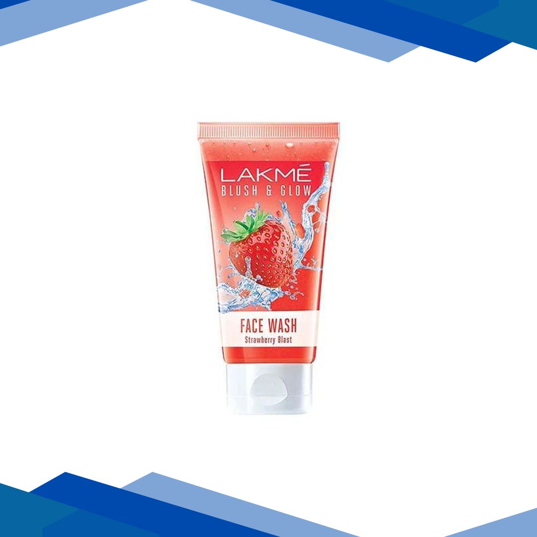 Lakme Blush and Glow Strawberry Freshness Gel Face Wash with Strawberry Extracts 100 gm