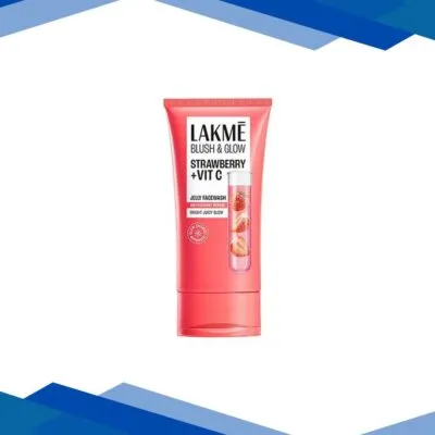 Lakme Blush and Glow Strawberry Freshness Gel Face Wash with Strawberry Extracts 150 gm