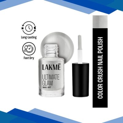 Lakme Color Crush Nailart M11 Classic Silver 6 Ml
