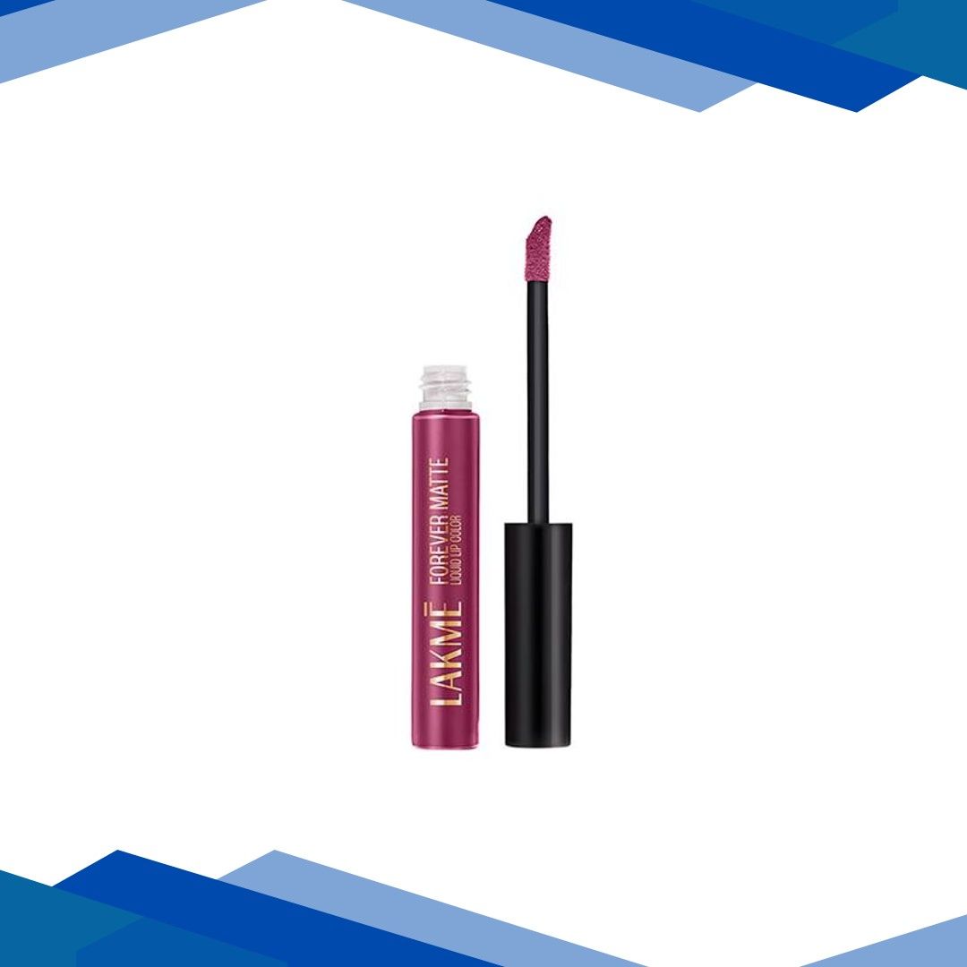 Lakme Forever Matte Liquid Lip, 16hr Lipstick, Fuschia Chic, 5.6ml