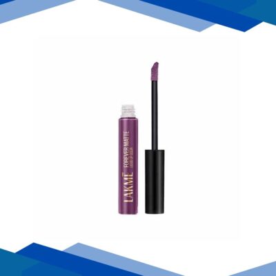 Lakme Forever Matte Liquid Lip, 16hr Lipstick, Rich Mahogany 5.6ml