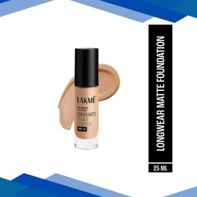 Lakme Forever Matte Longwear Foundation, Warm Beige 25 ml