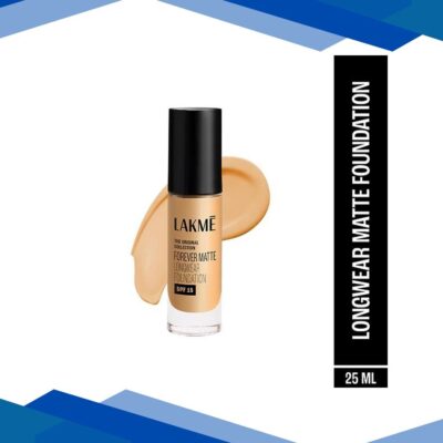 Lakme Forever Matte Longwear Foundation, Warm Creme 25 ml
