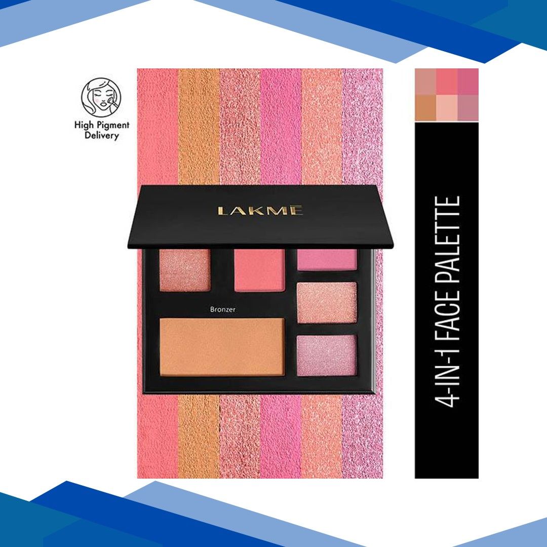 Lakme Glitterati Face Palette-Night Diva 14 gm