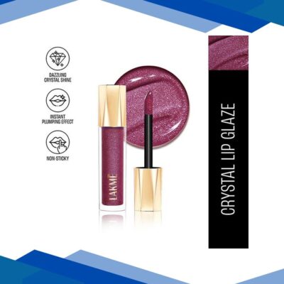 Lakme Glitterati Lip Glaze 501 Berry Sparkler 5 ml