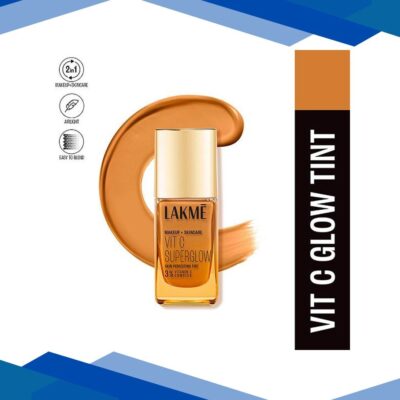 Lakme Makeup+Skincare Vitc Superglow Skin Perfecting Tint Cool Cinnamon C300 25 ml