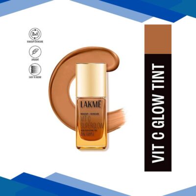 Lakme Makeup+Skincare Vitc Superglow Skin Perfecting Tint Cool Walnut C380 25 ml