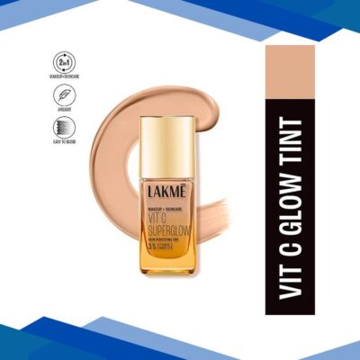 Lakme Makeup+Skincare Vitc Superglow Skin Perfecting Tint Neutral Nude N200 25 ml