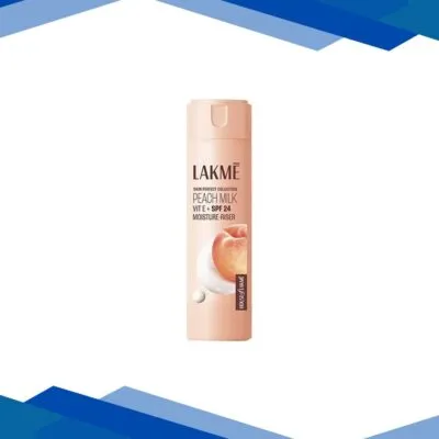 Lakme Peach Ceramide Moisturizer with SPF 24 For Dry Skin, Normal Skin & Sensitive Skin 200 ml