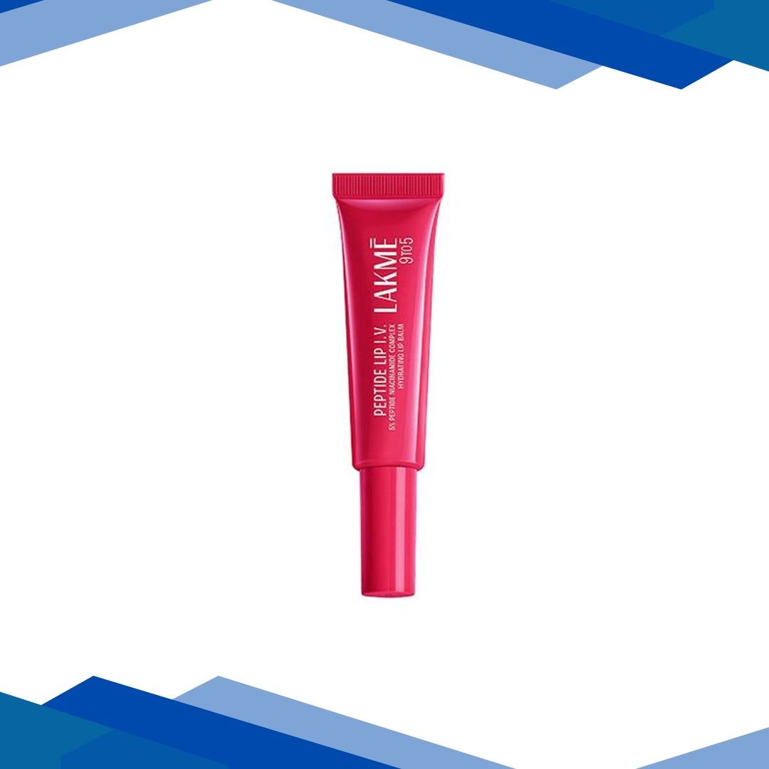 Lakme Peptide Lip IV, Hydrating Lip Balm, Peptalk Pink 10 g
