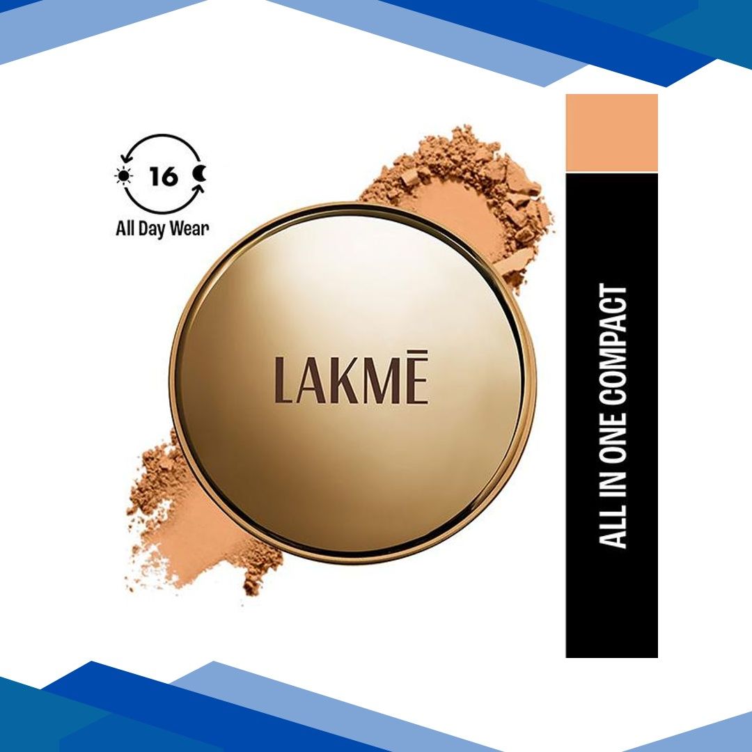 Lakme Powerplay Priming Powder Foundation, 3-in-1, Natural Light, 9gm