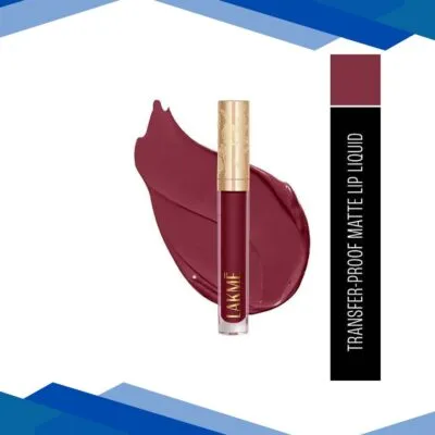 Lakme Rouge Bloom Matte Lip Liquid Amber Aura 306 3.5 ml