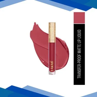 Lakme Rouge Bloom Matte Lip Liquid Delicate Daisy 302 3.5 ml