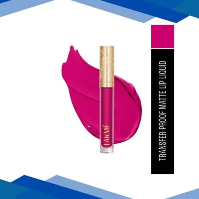Lakme Rouge Bloom Matte Lip Liquid Fierce Fuchsia 502 3.5 ml