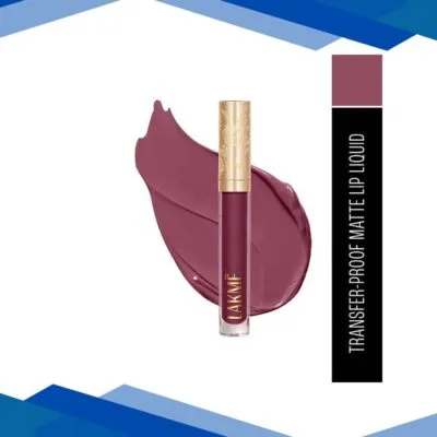 Lakme Rouge Bloom Matte Lip Liquid Power Petal 304 3.5 ml