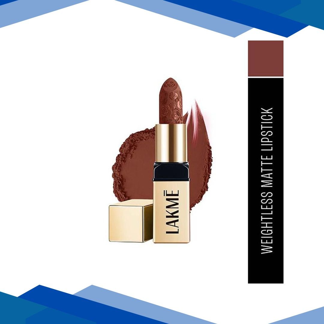 Lakme Rouge Bloom Powder Matte Bullet Cocoa Carnation 204 4 gm