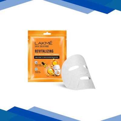 Lakme Skin Solutions Sheet Mask Revitalizing With Vitamin C 25 ml