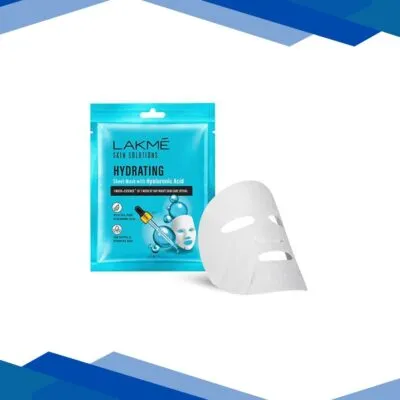 Lakme Solutions Sheet Mask Hydrating With Hyaluronic Acid 25 ml