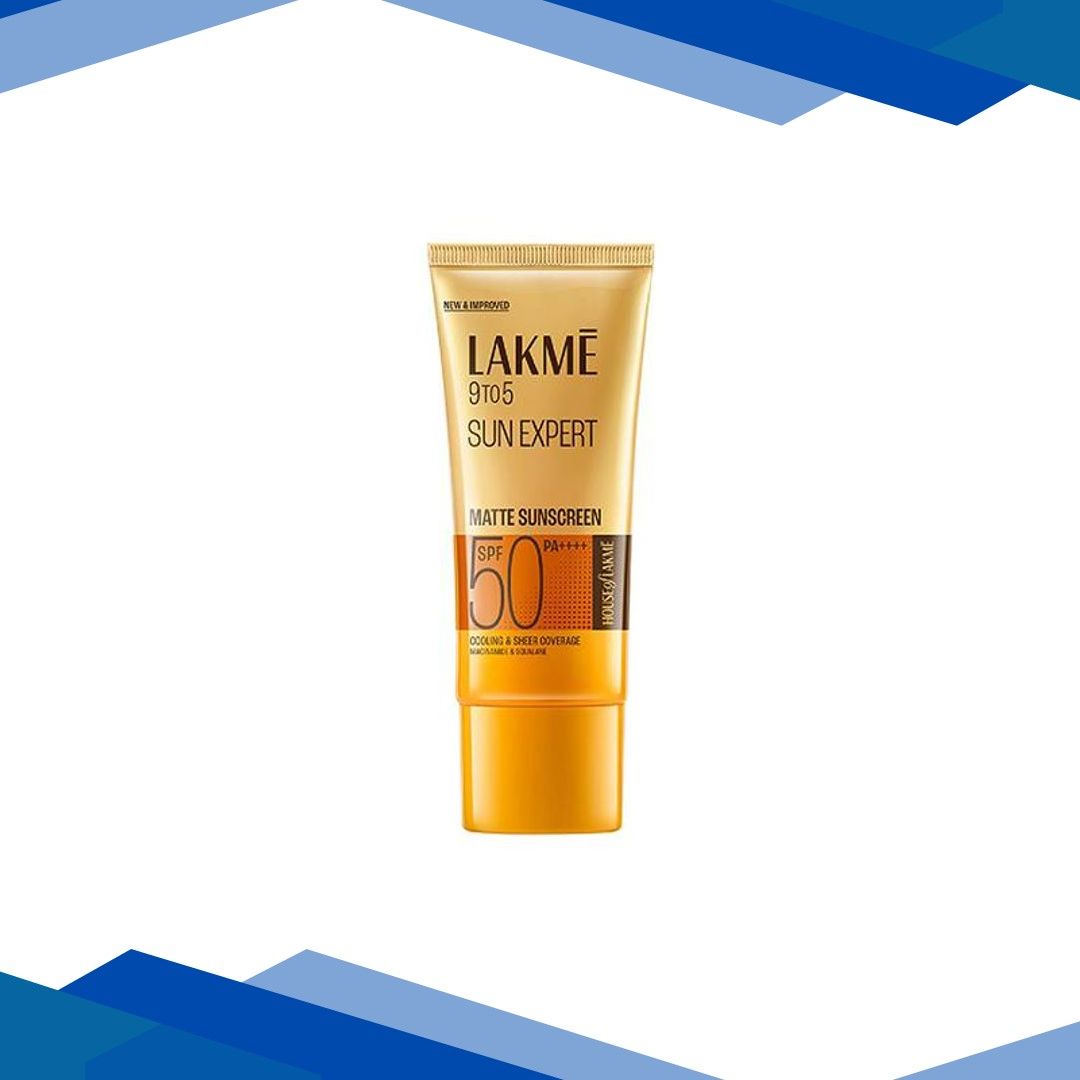 Lakme Sunscreen For Bright Skin, SPF 50 PA++++, Water Light, Niacinamide, In Vivo Tested, 100 ml