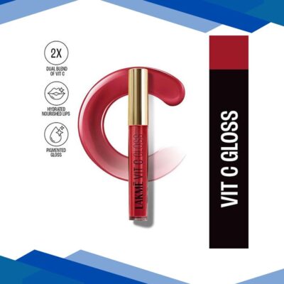 Lakme SuperglowVIT-C Gloss-Cherry Red 2.5 ml