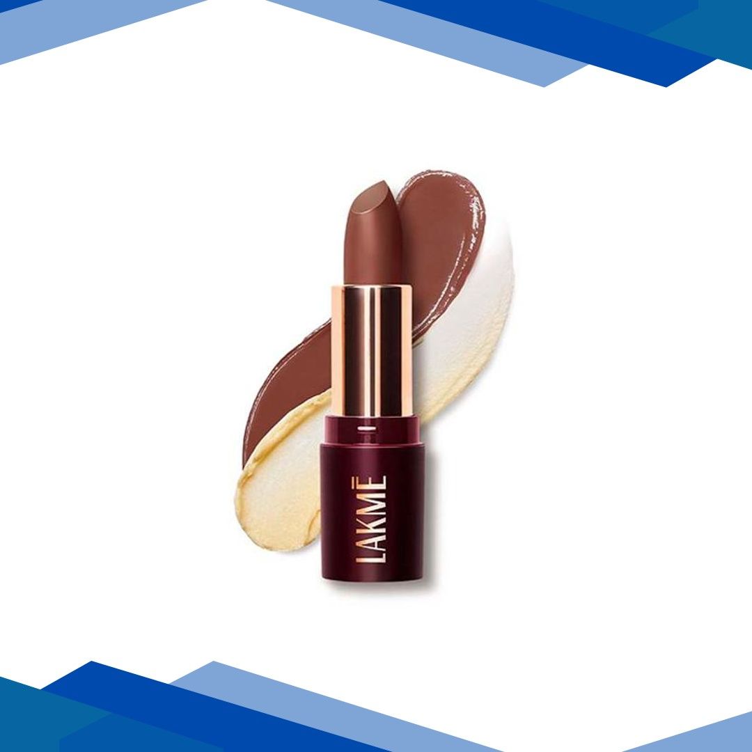 Lakme Ultimat Glam Satin Matte Lipstick -Nudemuse-UN1 4.3 g