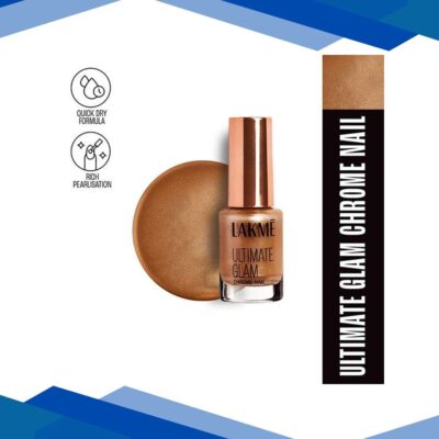 Lakme Ultimate Glam Chrome Nail CH3 6 ml