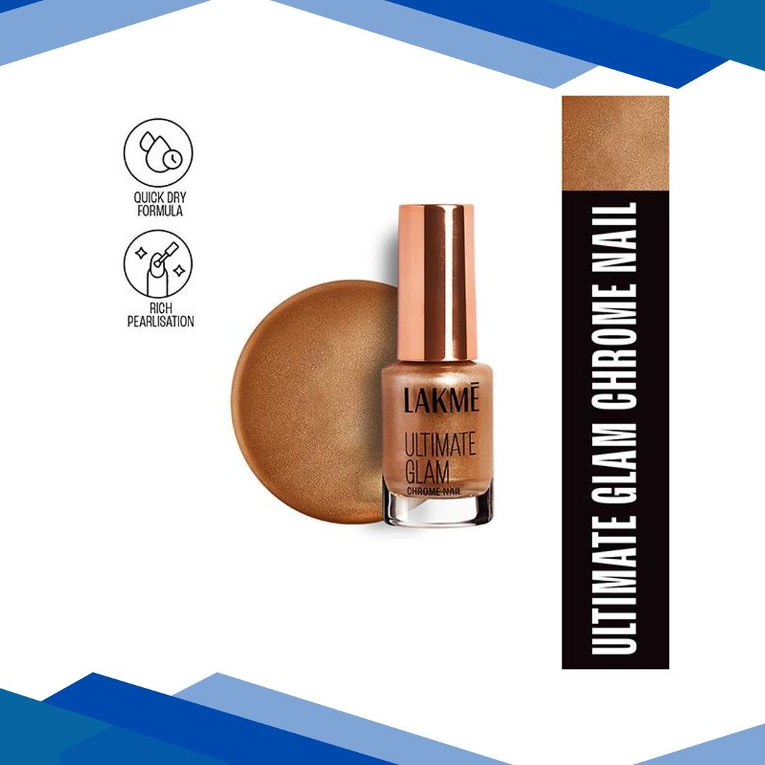 Lakme Ultimate Glam Chrome Nail CH3 6 ml