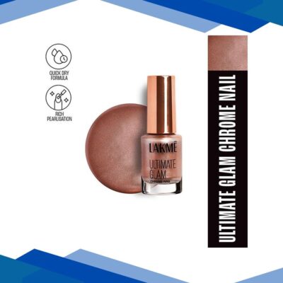 Lakme Ultimate Glam Chrome Nail Copper 6 ml