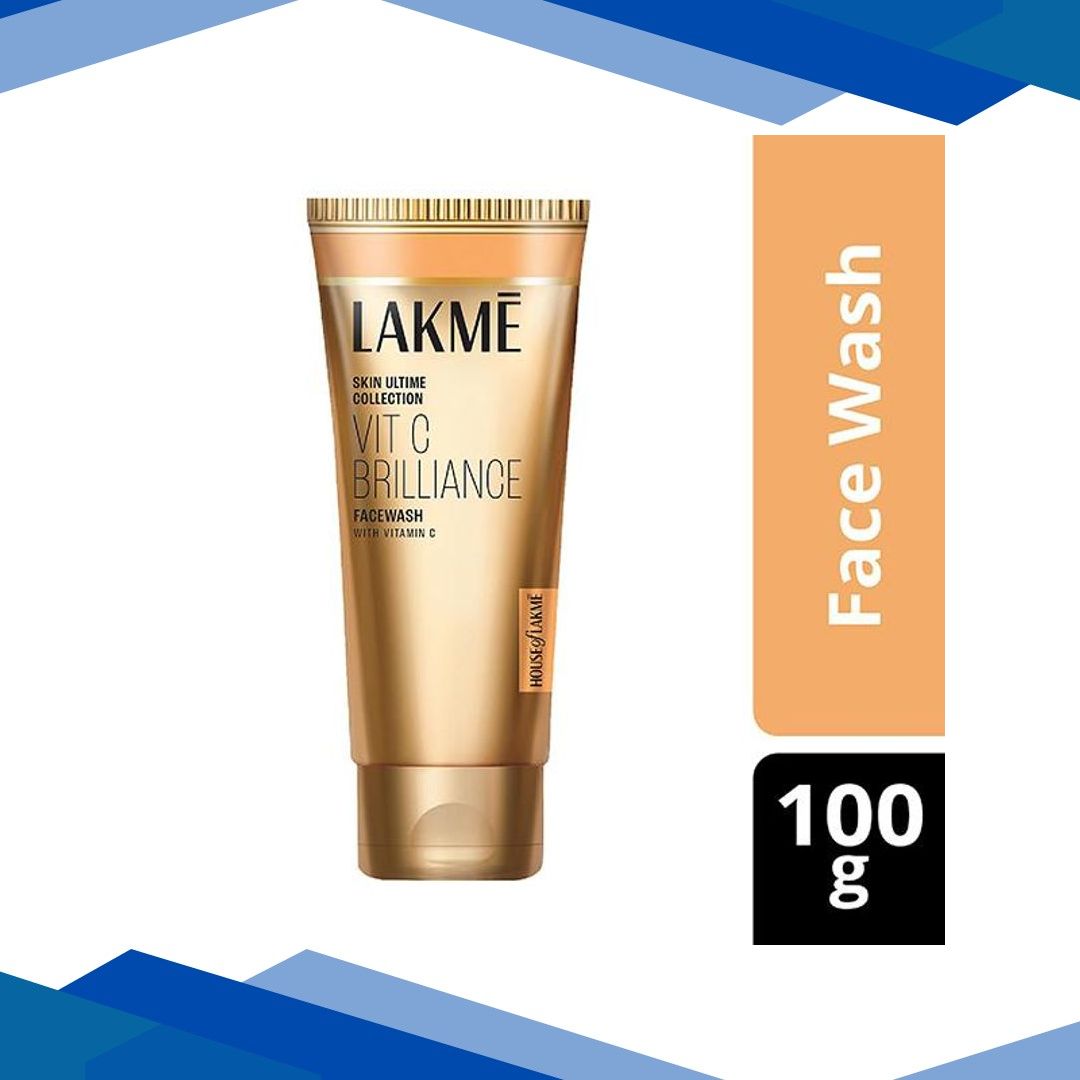 Lakme Vitamin C Brilliance Facewash with Vitamin C 100 gm