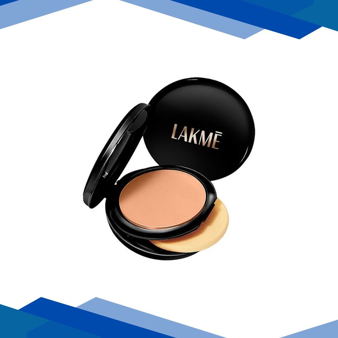 Lakme Xtraordin-airy Compact, 2 In 1 Compact + Foundation, Lightweight, SPF17, Rose Fair, 9 gm