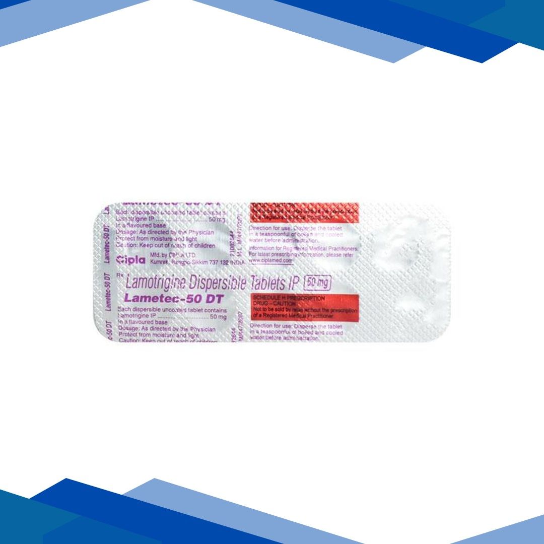 Lametec DT 50mg Tablet 10’S