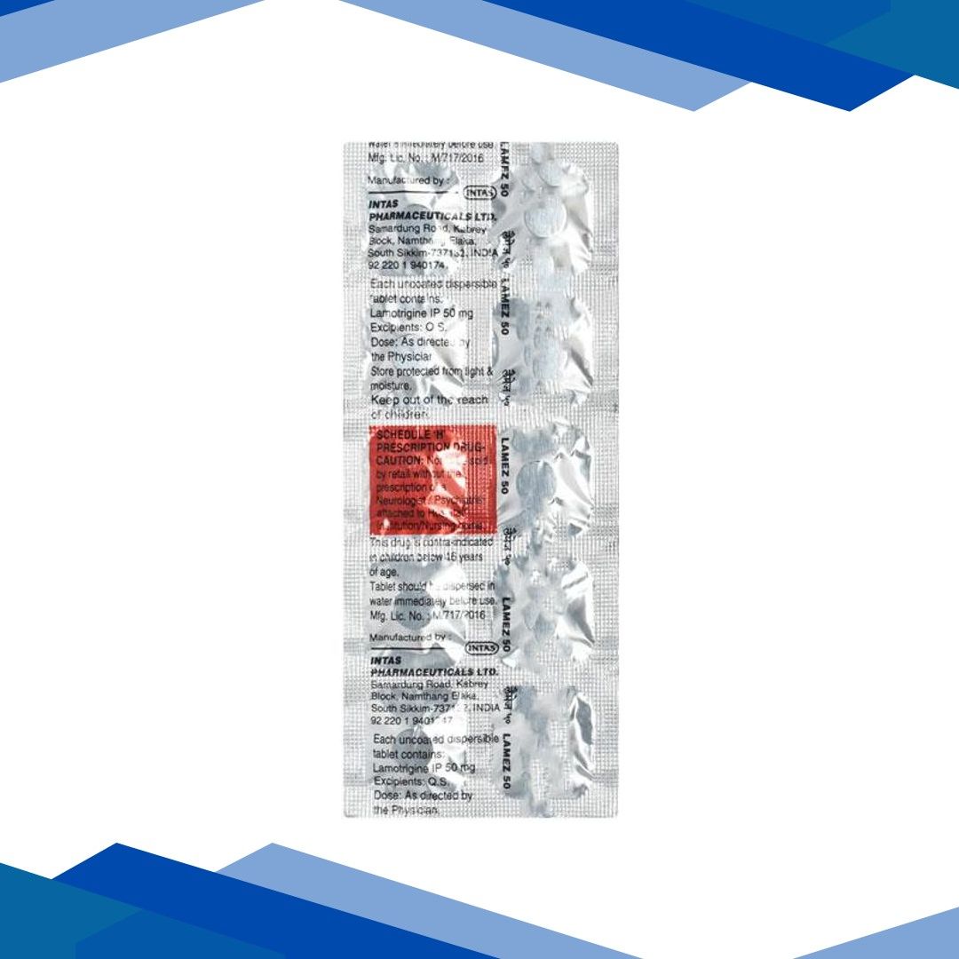 Lamez 50mg Tablet 10’S