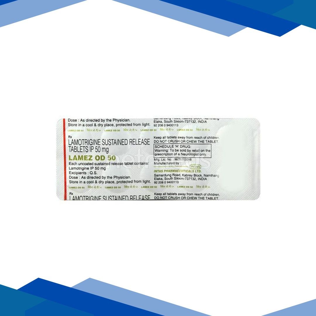 Lamez OD 50mg Tablet 10’S