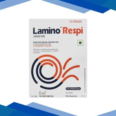 LAMINO RESPI NO ADDED SUGARS STRAWBERRY FLAVOUR Powder 200g