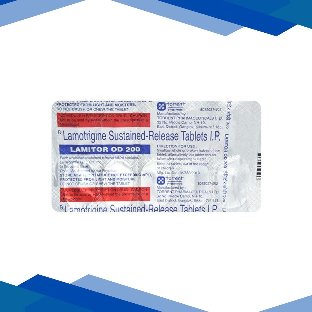 Lamitor OD 200mg Tablet 10’S