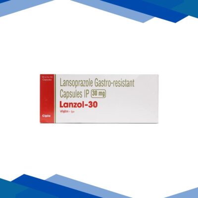 Lanzol 30mg Capsule 10’S
