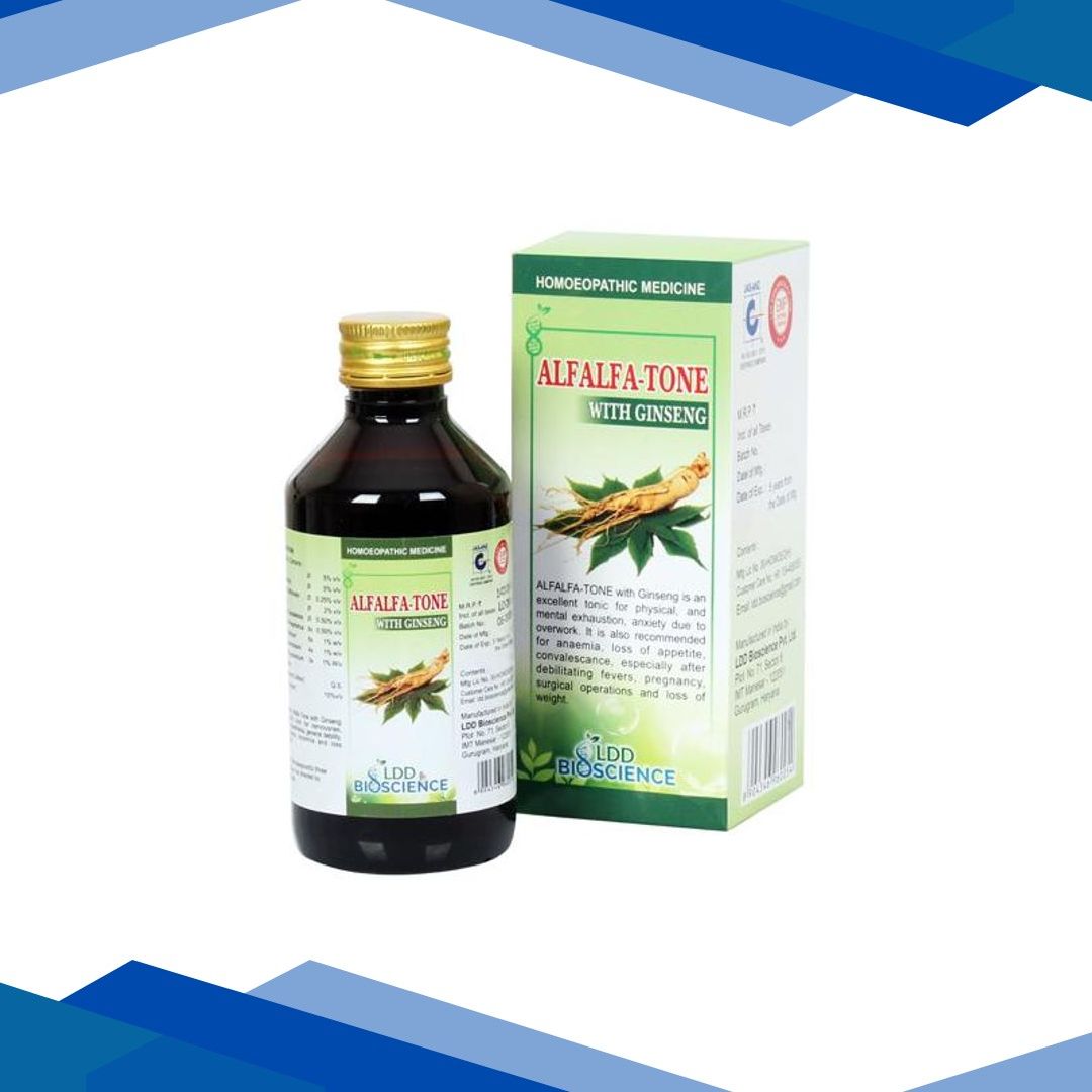 LDD Bioscience Alfalfa-Tone With Ginseng Syrup 450 ml